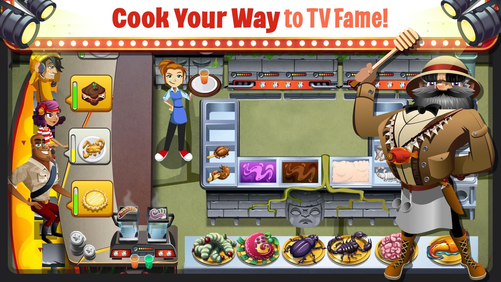 online racing game cooking fever